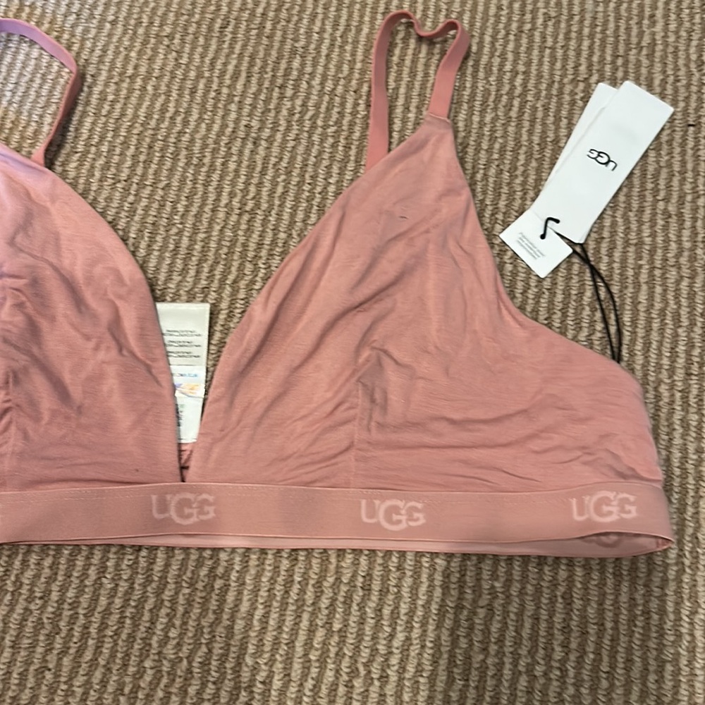 NWT UGG Francis Pink Triangle Bralette Seamless Comfort size M or XL - Picture 14 of 14